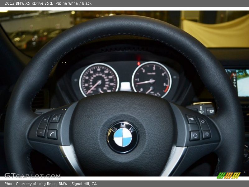 Alpine White / Black 2013 BMW X5 xDrive 35d
