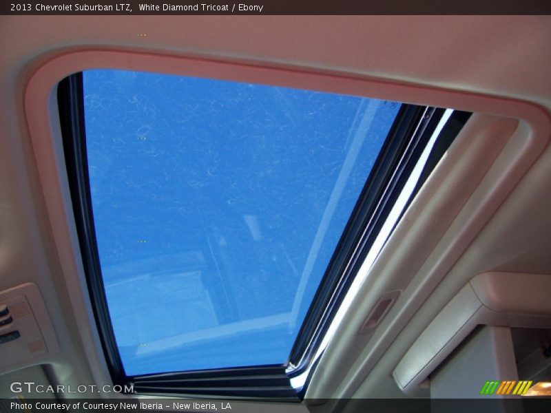 White Diamond Tricoat / Ebony 2013 Chevrolet Suburban LTZ