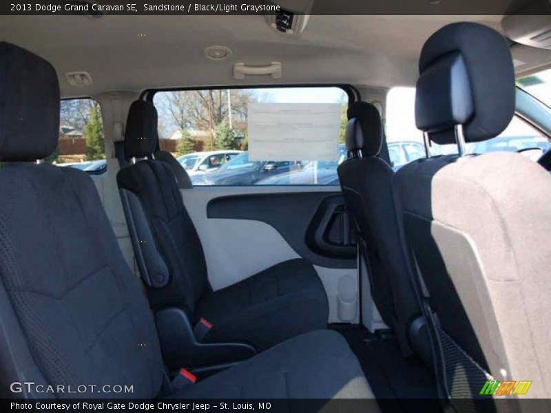 Sandstone / Black/Light Graystone 2013 Dodge Grand Caravan SE