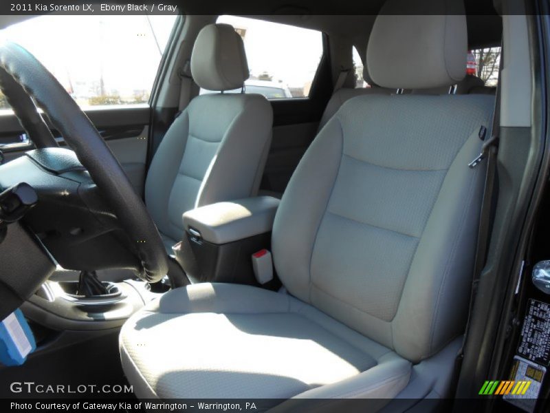 Ebony Black / Gray 2011 Kia Sorento LX