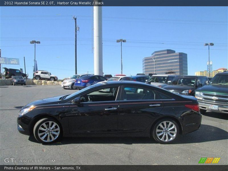 Harbor Gray Metallic / Black 2012 Hyundai Sonata SE 2.0T