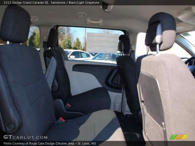 Sandstone / Black/Light Graystone 2013 Dodge Grand Caravan SE