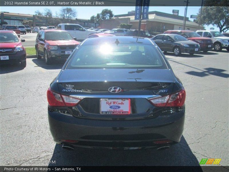 Harbor Gray Metallic / Black 2012 Hyundai Sonata SE 2.0T