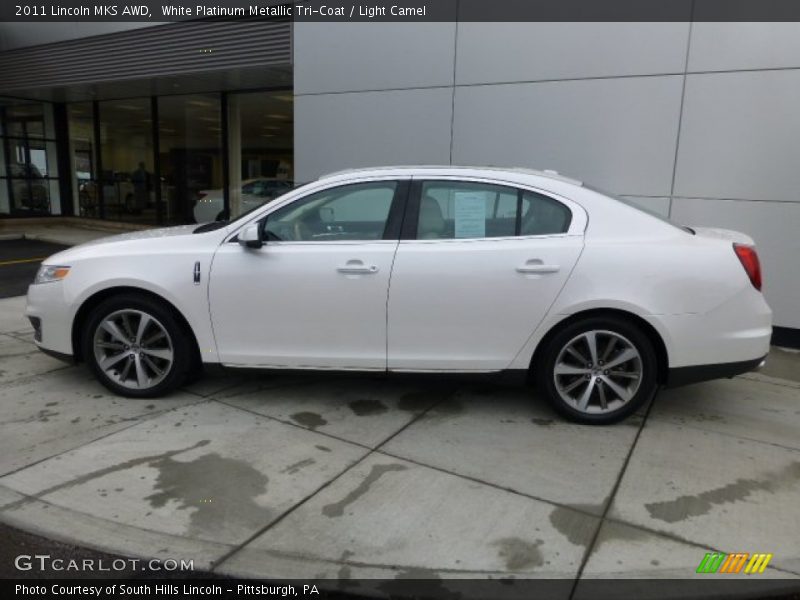  2011 MKS AWD White Platinum Metallic Tri-Coat