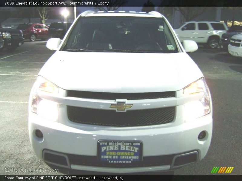 Summit White / Ebony 2009 Chevrolet Equinox Sport AWD