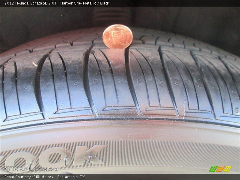Harbor Gray Metallic / Black 2012 Hyundai Sonata SE 2.0T