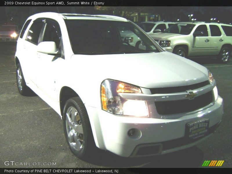Summit White / Ebony 2009 Chevrolet Equinox Sport AWD