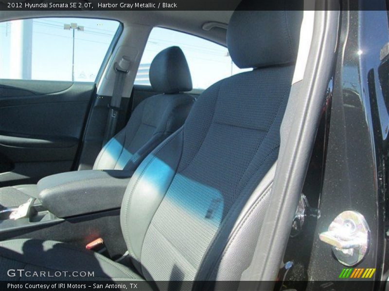 Harbor Gray Metallic / Black 2012 Hyundai Sonata SE 2.0T