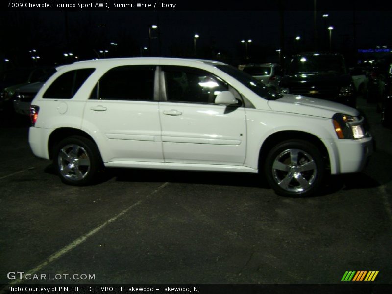 Summit White / Ebony 2009 Chevrolet Equinox Sport AWD