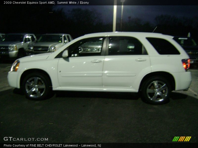 Summit White / Ebony 2009 Chevrolet Equinox Sport AWD