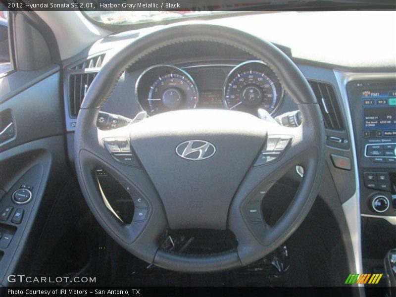 Harbor Gray Metallic / Black 2012 Hyundai Sonata SE 2.0T