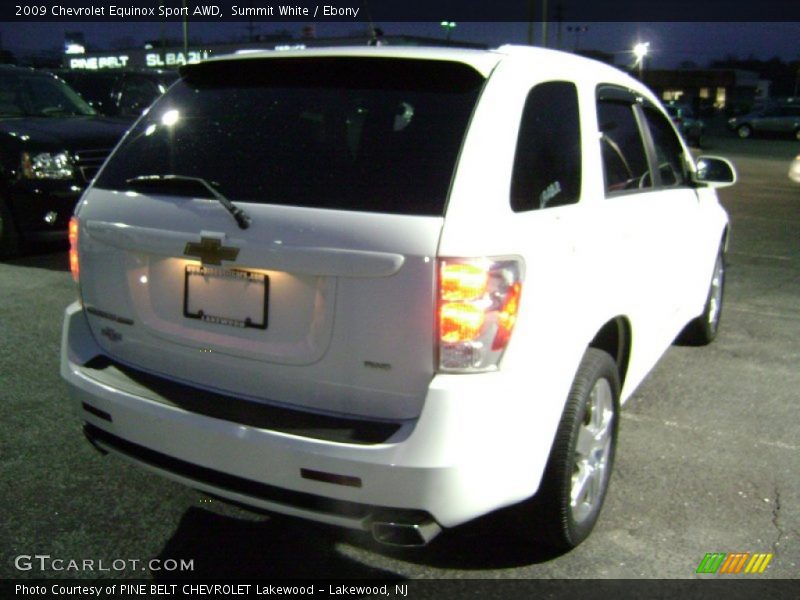 Summit White / Ebony 2009 Chevrolet Equinox Sport AWD