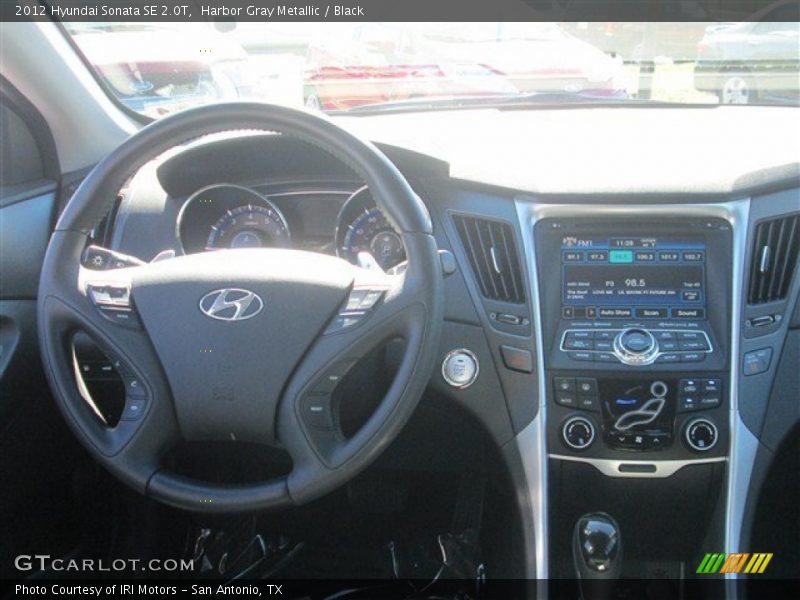 Harbor Gray Metallic / Black 2012 Hyundai Sonata SE 2.0T