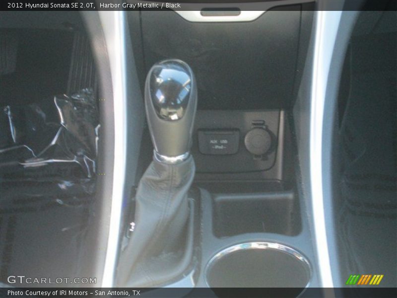 Harbor Gray Metallic / Black 2012 Hyundai Sonata SE 2.0T