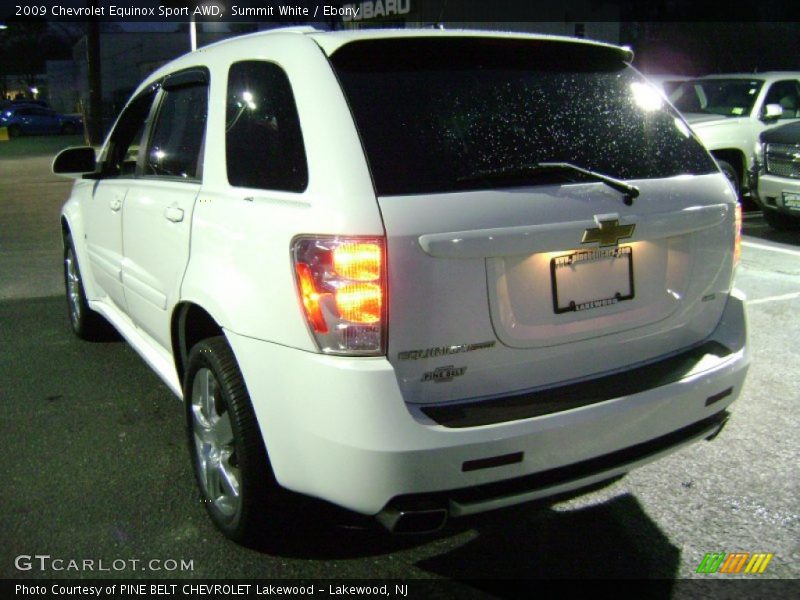 Summit White / Ebony 2009 Chevrolet Equinox Sport AWD