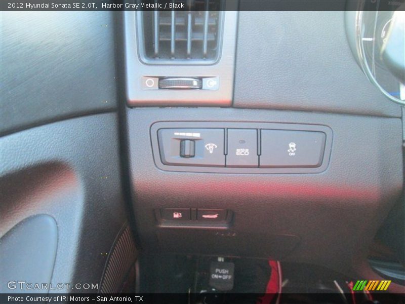 Harbor Gray Metallic / Black 2012 Hyundai Sonata SE 2.0T