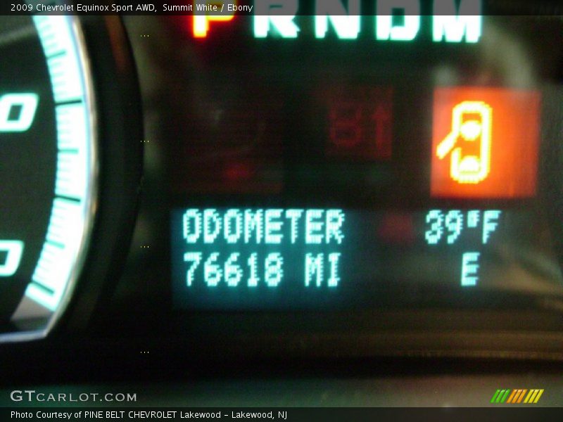 Summit White / Ebony 2009 Chevrolet Equinox Sport AWD