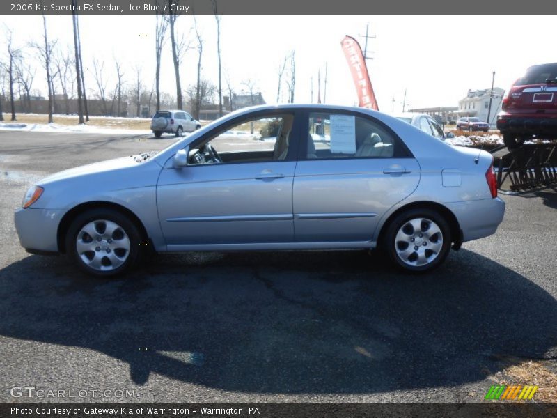 Ice Blue / Gray 2006 Kia Spectra EX Sedan