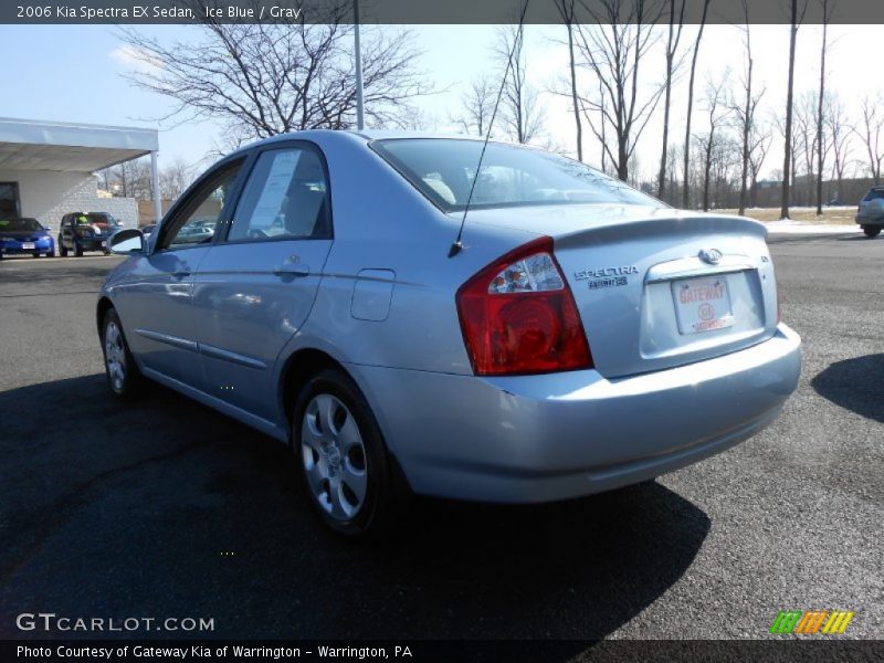 Ice Blue / Gray 2006 Kia Spectra EX Sedan