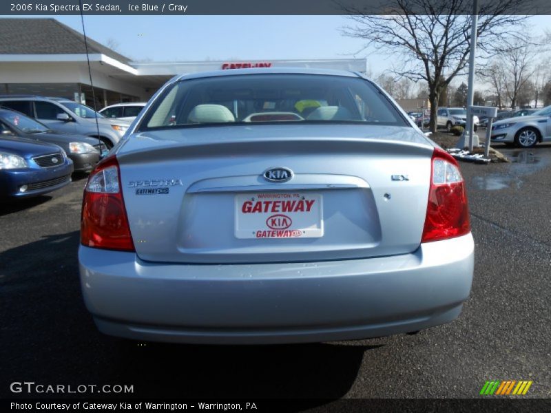 Ice Blue / Gray 2006 Kia Spectra EX Sedan