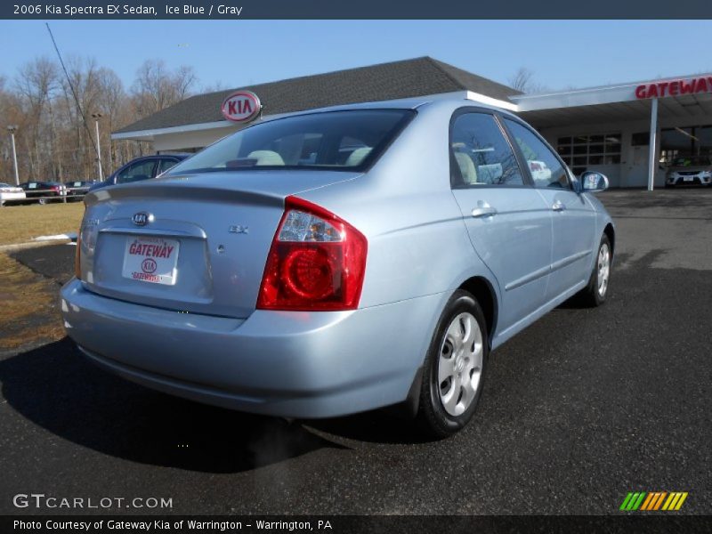 Ice Blue / Gray 2006 Kia Spectra EX Sedan