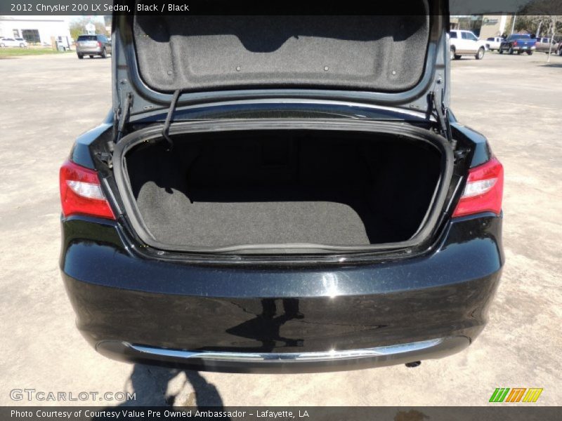 Black / Black 2012 Chrysler 200 LX Sedan
