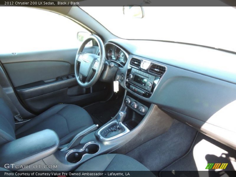 Black / Black 2012 Chrysler 200 LX Sedan