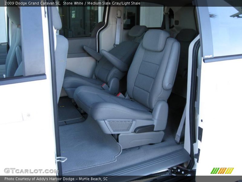 Stone White / Medium Slate Gray/Light Shale 2009 Dodge Grand Caravan SE