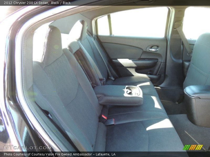 Black / Black 2012 Chrysler 200 LX Sedan