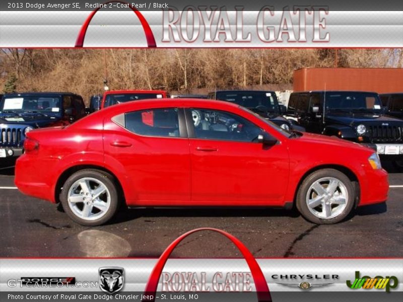 Redline 2-Coat Pearl / Black 2013 Dodge Avenger SE