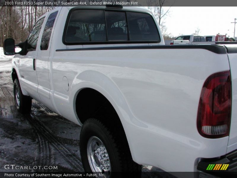 Oxford White / Medium Flint 2003 Ford F350 Super Duty XLT SuperCab 4x4