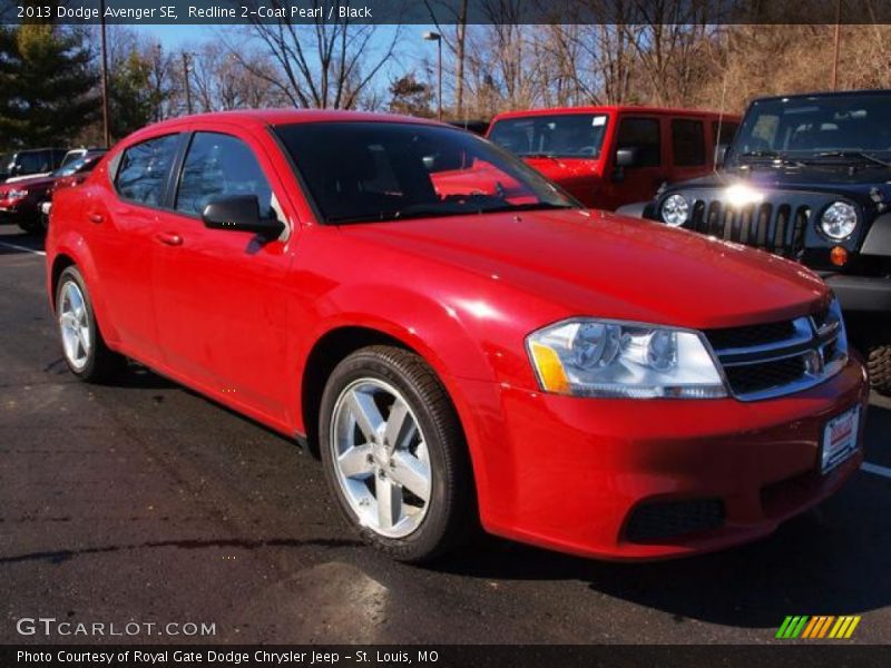 Redline 2-Coat Pearl / Black 2013 Dodge Avenger SE