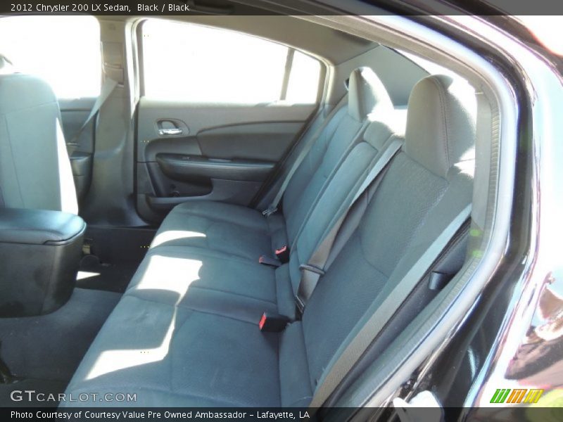 Black / Black 2012 Chrysler 200 LX Sedan