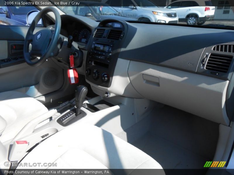 Ice Blue / Gray 2006 Kia Spectra EX Sedan