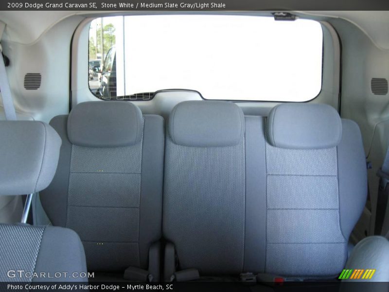 Stone White / Medium Slate Gray/Light Shale 2009 Dodge Grand Caravan SE