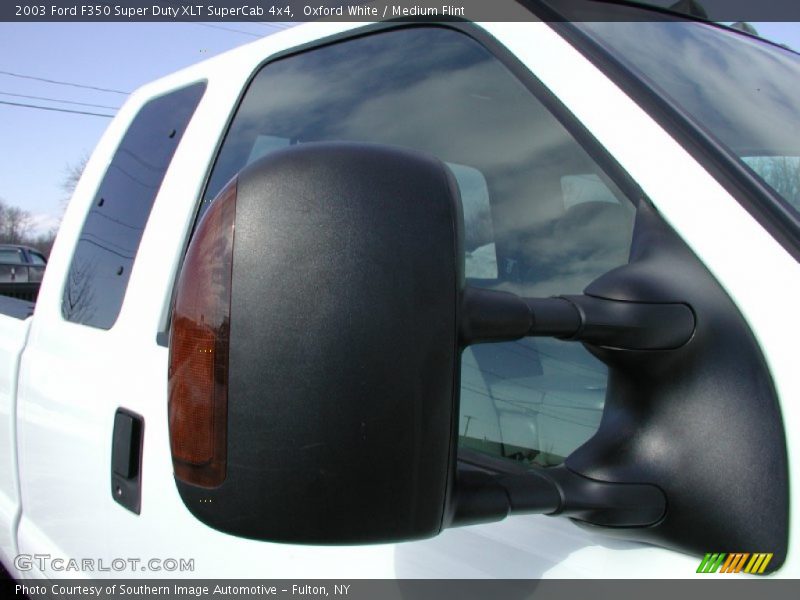 Oxford White / Medium Flint 2003 Ford F350 Super Duty XLT SuperCab 4x4