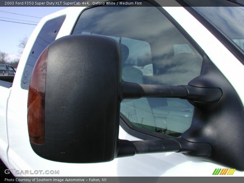 Oxford White / Medium Flint 2003 Ford F350 Super Duty XLT SuperCab 4x4