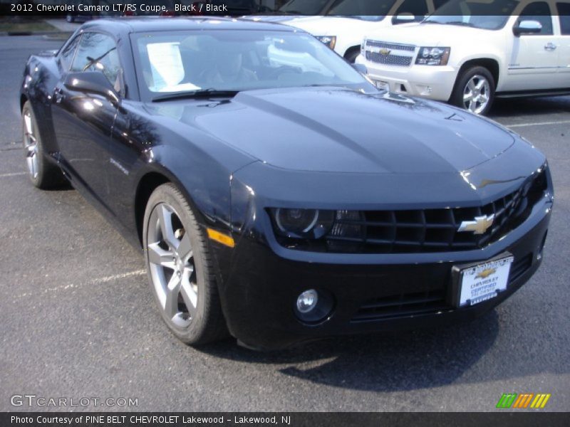 Black / Black 2012 Chevrolet Camaro LT/RS Coupe