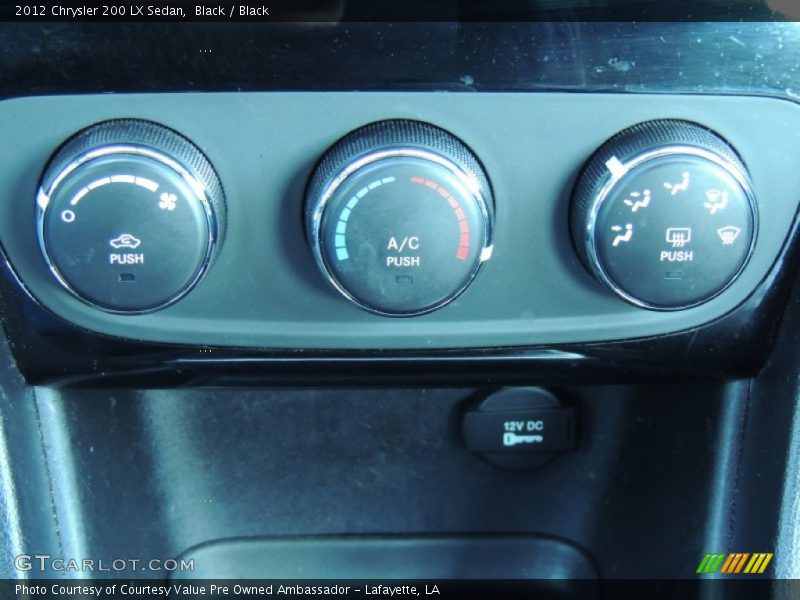 Black / Black 2012 Chrysler 200 LX Sedan