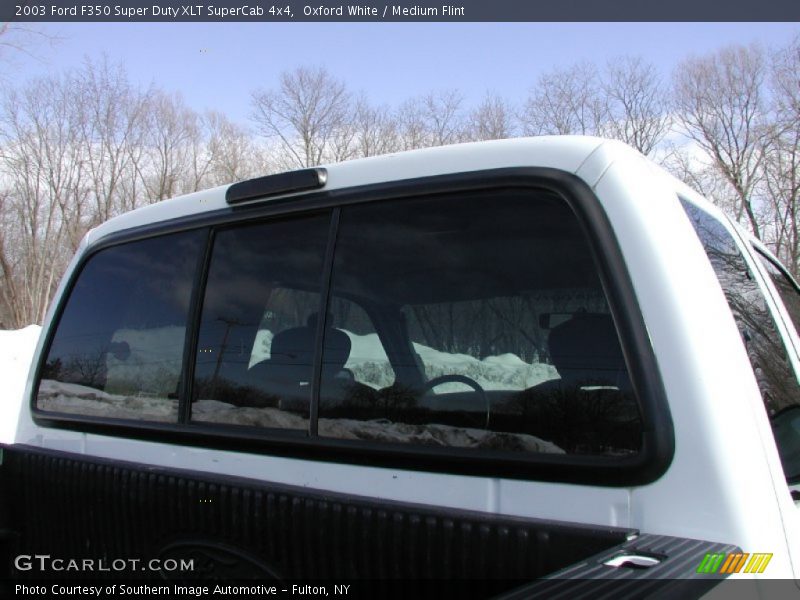 Oxford White / Medium Flint 2003 Ford F350 Super Duty XLT SuperCab 4x4