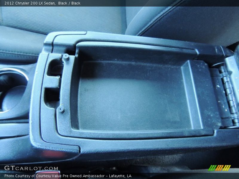 Black / Black 2012 Chrysler 200 LX Sedan