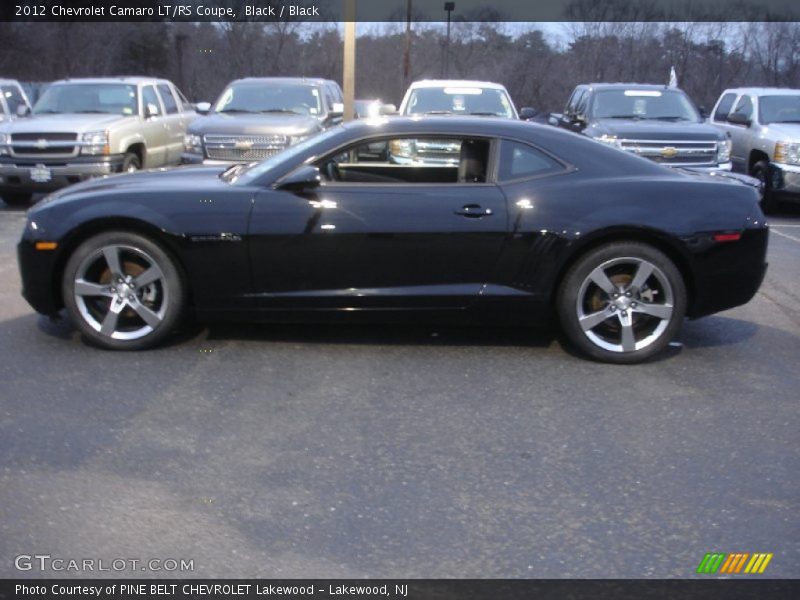 Black / Black 2012 Chevrolet Camaro LT/RS Coupe