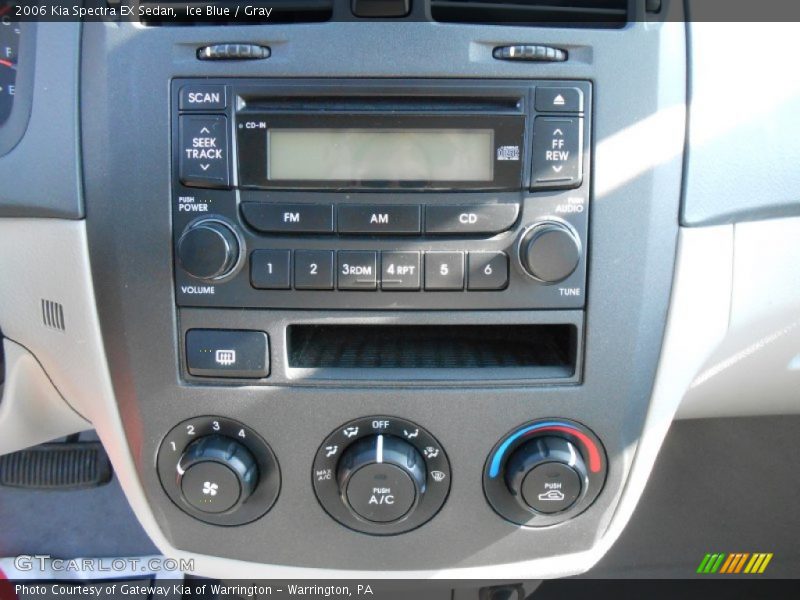 Ice Blue / Gray 2006 Kia Spectra EX Sedan