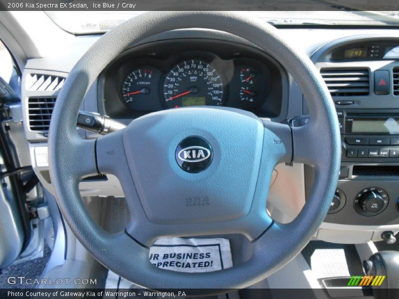 Ice Blue / Gray 2006 Kia Spectra EX Sedan