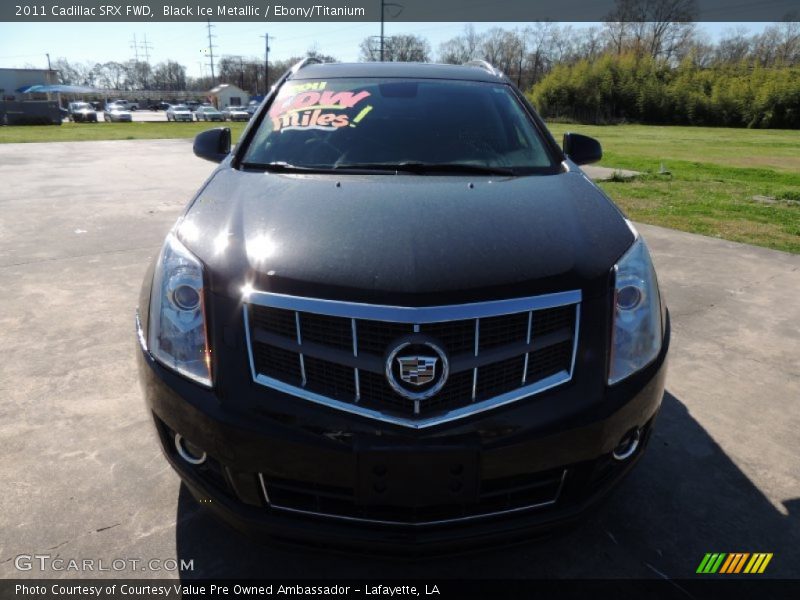 Black Ice Metallic / Ebony/Titanium 2011 Cadillac SRX FWD