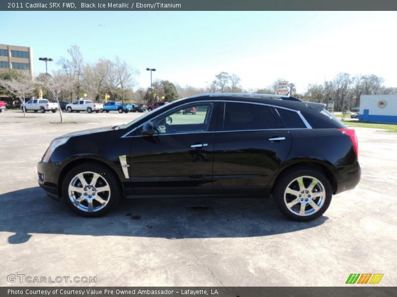 Black Ice Metallic / Ebony/Titanium 2011 Cadillac SRX FWD