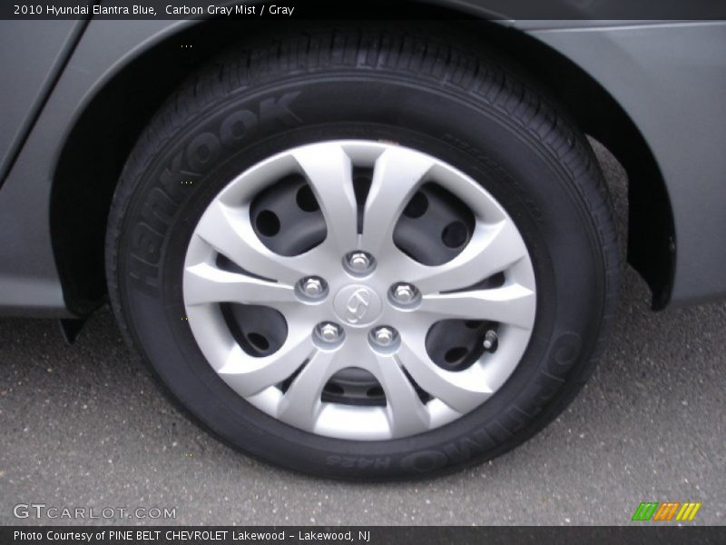 Carbon Gray Mist / Gray 2010 Hyundai Elantra Blue