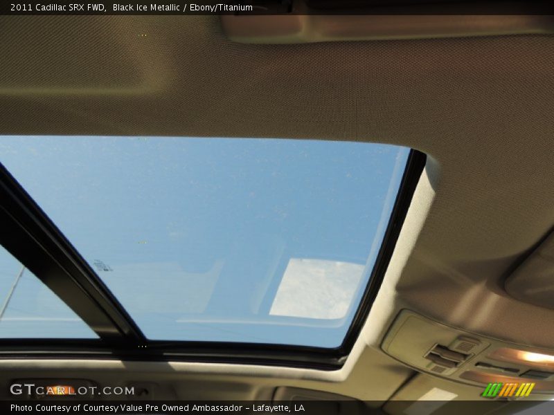 Black Ice Metallic / Ebony/Titanium 2011 Cadillac SRX FWD