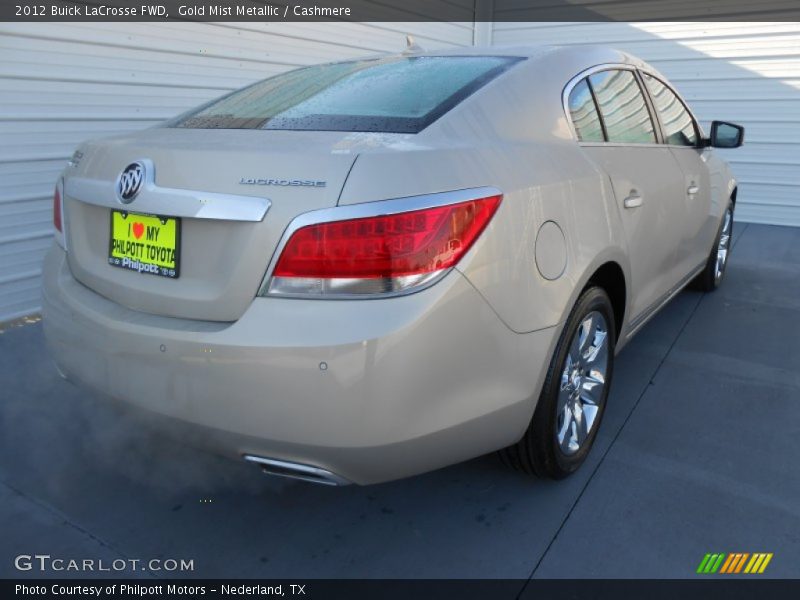 Gold Mist Metallic / Cashmere 2012 Buick LaCrosse FWD