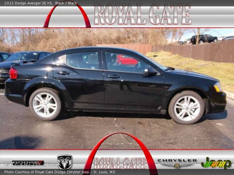 Black / Black 2013 Dodge Avenger SE V6